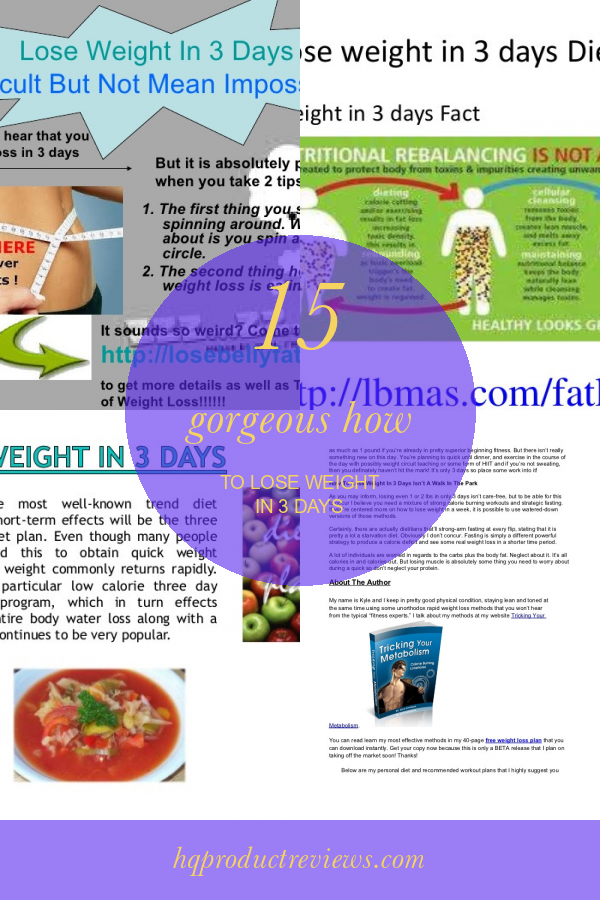 15 How to Lose Weight In 3 Days Best Product Reviews